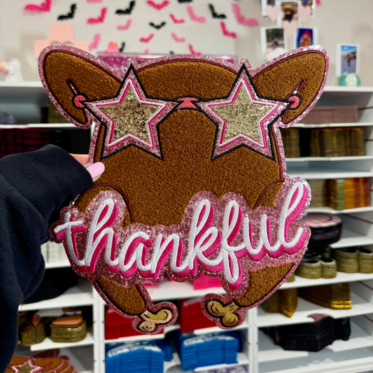 Thankful Turkey - Chenille Patch