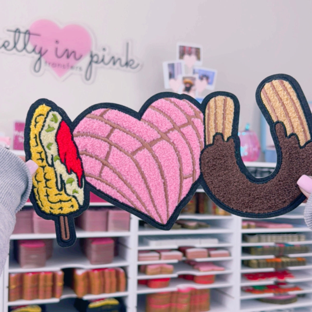 I <3 U Snacks - Chenille Patch