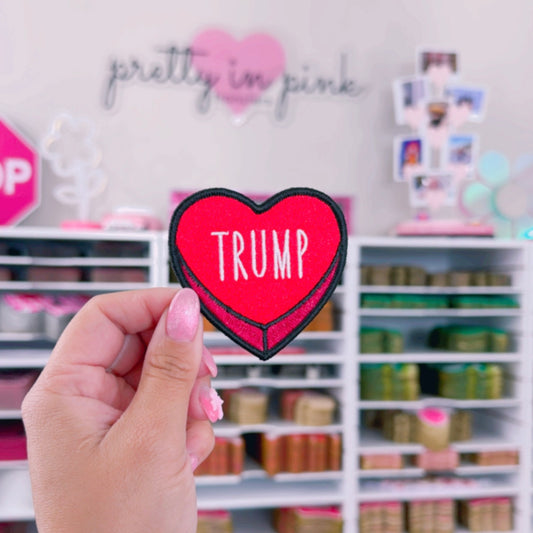 Trump Heart - Embroidered Patch