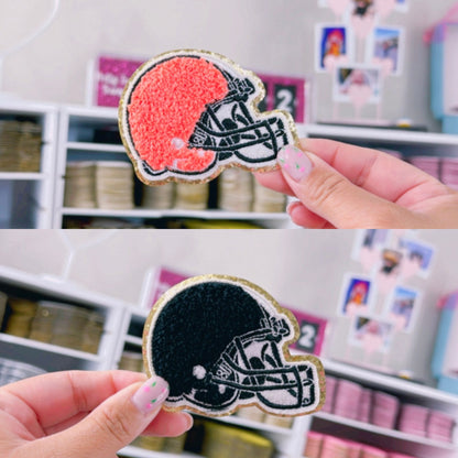 Football Helmet - Chenille Patch