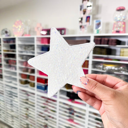 Red, White & Blue Stars - Sequin Patches (Set of 3)