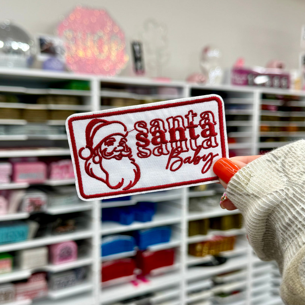 Santa Baby - Embroidered Patch