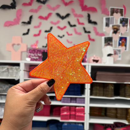 Halloween Stars - Sequin Patches (Set of 4)