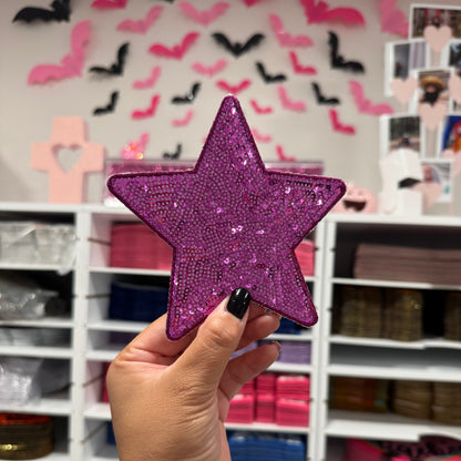 Halloween Stars - Sequin Patches (Set of 4)