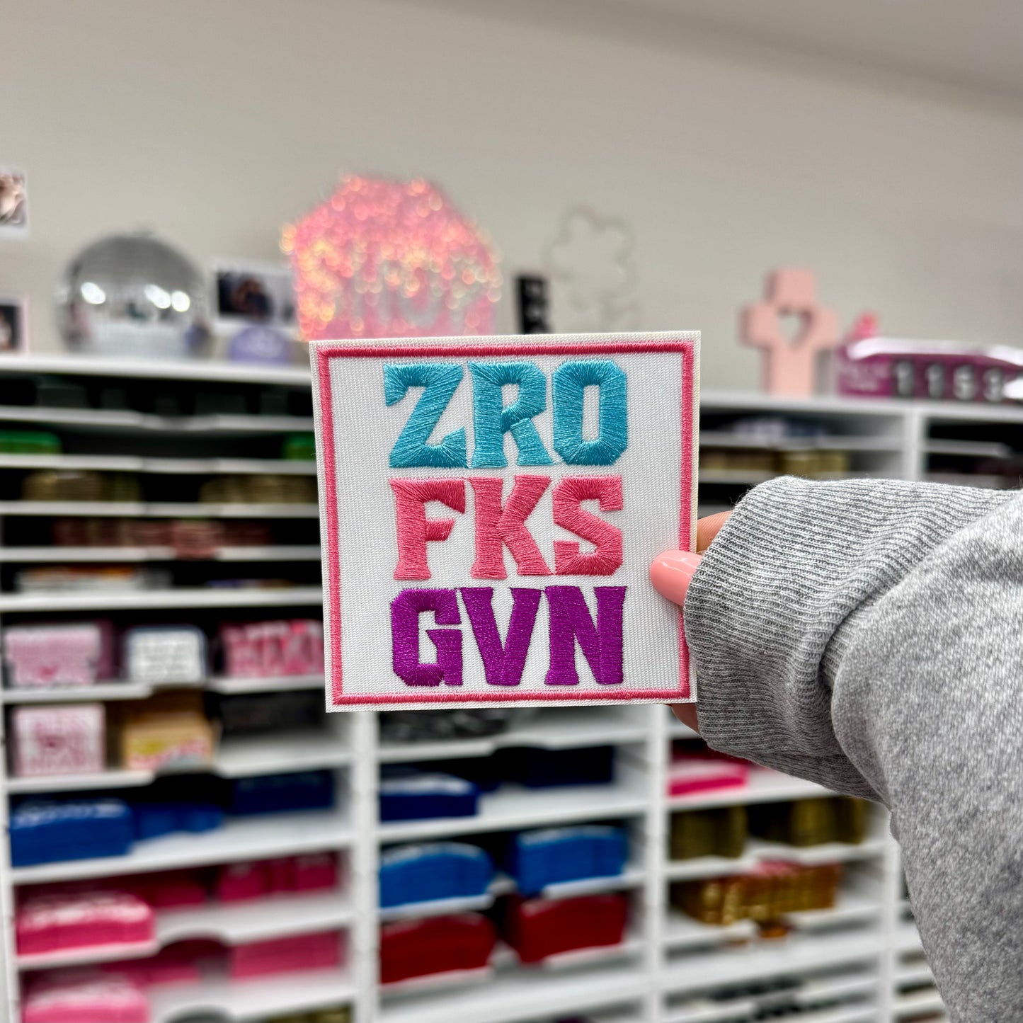 ZRO FKS GVN - Embroidered Patch