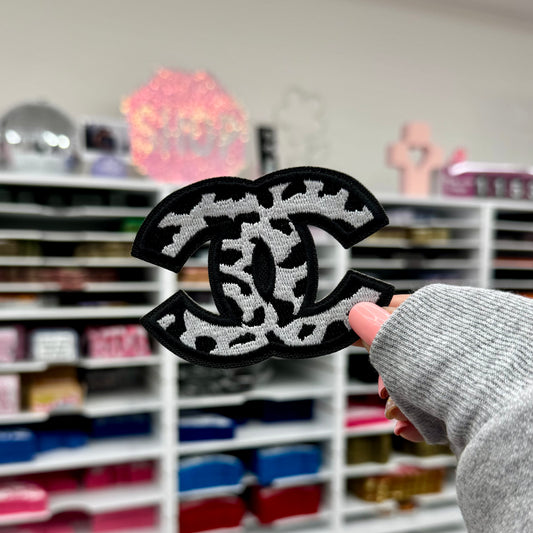 Black & White CC - Embroidered Patch