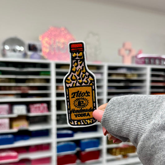 Vodka Bottle - Embroidered Patch