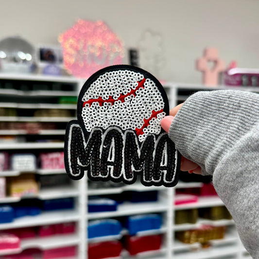 Baseball Mama - Sequin Patch