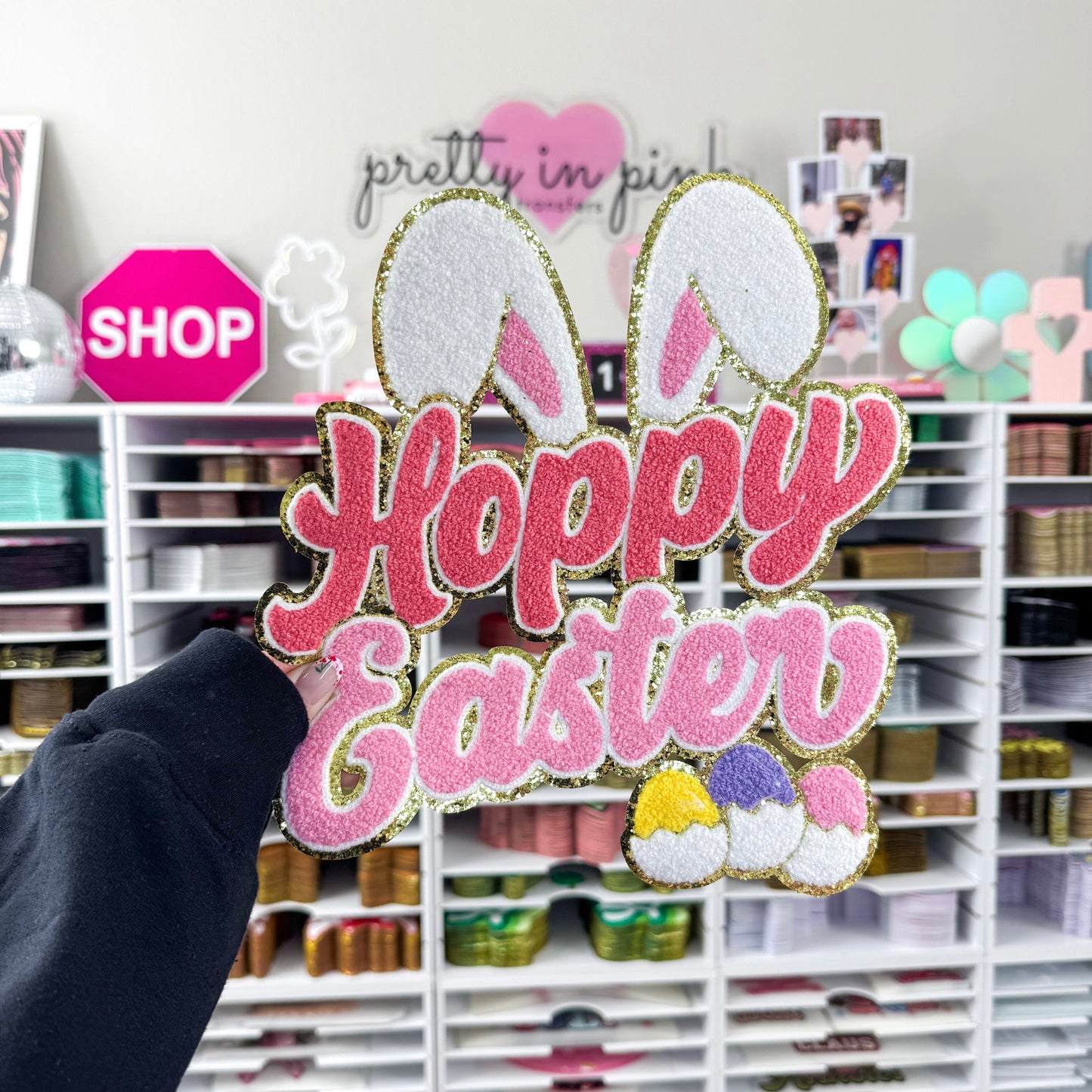 Hoppy Easter - Chenille Patch