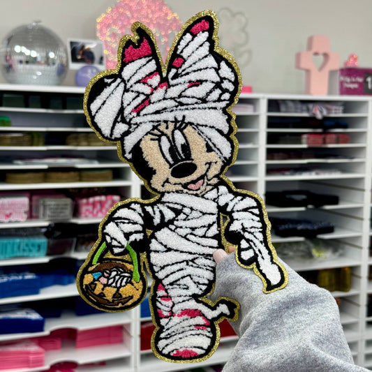 Mummy Mouse - Chenille Patch
