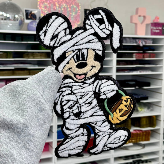 Mummy Mouse - Chenille Patch