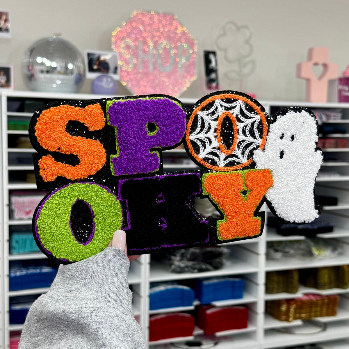 Spooky Ghost - Chenille Patch
