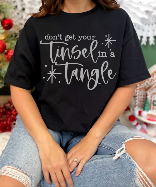 Tinsel In A Tangle (Metallic Silver)